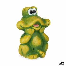 Decorative Garden Figure Frog Ceramic 12,5 x 22,5 x 16 cm (12 Units)