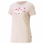 T-shirt à manches courtes femme Puma Ess+ Animal Saumon