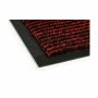 Paillasson Noir Rouge PVC 60 x 2 x 40 cm (18 Unités)