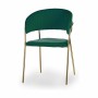 Chair Green Golden Iron 49 x 80,5 x 53 cm (2 Units)
