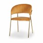 Chair Golden Mustard Iron 49 x 80,5 x 53 cm (2 Units)