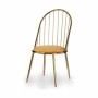 Chair Bars Golden Mustard Iron 48 x 95,5 x 48 cm (2 Units)