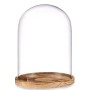 Decorative Figure Dome Brown Transparent 22,5 x 28 x 22,5 cm (6 Units)