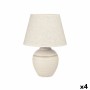 Bordslampa 40 W Vågor Beige Keramik 33 x 45 x 33 cm (4 antal)