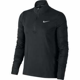 Damen Langarm-Hemd Nike Element Schwarz