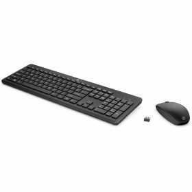 Tastatur mit Maus HP 1Y4D0AAABE Schwarz