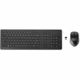 Tastatur mit Maus HP 3M165AA Qwerty Spanisch Schwarz QWERTY