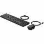 Keyboard and Mouse HP 9SR36AAABE Black Spanish Qwerty