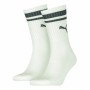 Sports Socks Puma Crew Heritage Stripe White