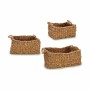 Set of Baskets With handles Brown (4 Units)