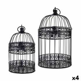 Decorative cage Set Black (4 Units)