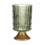 LED-Laterne grün Gold Glas 10,7 x 18 x 10,7 cm (6 Stück)