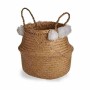 Panier décoratif Blanc Naturel Joncs 25 L 30 x 35,5 x 31 cm (8 Unités)