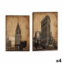 Kanvas New York 90 x 3 x 60 cm (4 antal)