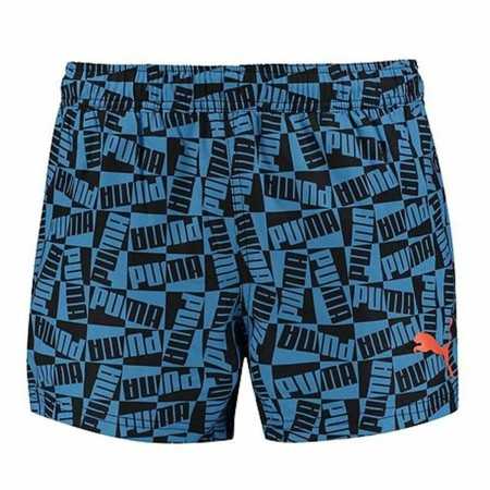 Herren Badehose Puma Swim Schwarz Blau