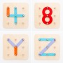 Träset med bokstäver och siffror Koogame InnovaGoods 27 Delar