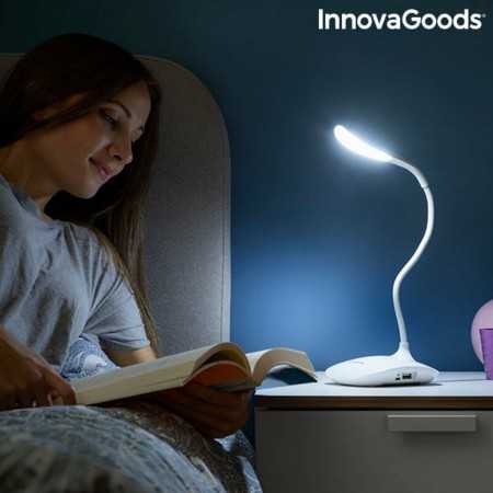 Rechargeable Touch-sensitive LED Table Lamp Lum2Go InnovaGoods .. White ABS Plastic (Refurbished B)