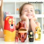 Matryoshka Wooden Animal Figures Funimals InnovaGoods IG815363 Modern (Refurbished A)