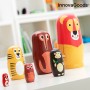 Matryoshka Wooden Animal Figures Funimals InnovaGoods IG815363 Modern (Refurbished A)