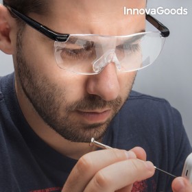 Förstoringsglasögon InnovaGoods Transparent Rörlig och anpassningsbar (Renoverade A)