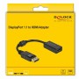 DisplayPort to HDMI Cable DELOCK 61011 Black