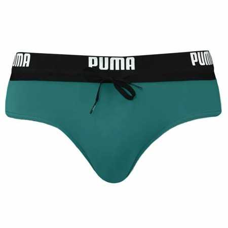 Baddräkt Herr Puma Swim Logo Brief Mörkgrön