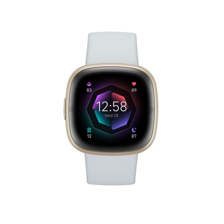 Montre intelligente Fitbit Sense 2 Bleu Blanc Doré