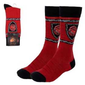 Socks House of Dragon Targaryen Red