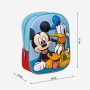 School Bag Mickey Mouse Blue 25 x 31 x 10 cm