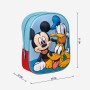 Skolryggsäck Mickey Mouse Blå 25 x 31 x 10 cm