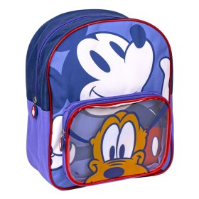 School Bag Mickey Mouse Blue 25 x 30 x 12 cm