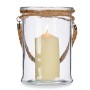 Kerzenschale Durchsichtig Glas Seegras 14,5 x 21 x 14,5 cm (6 Stück)
