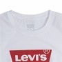 Barn T-shirt med kortärm Levi's Batwing Logo Vit