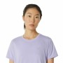 Women’s Short Sleeve T-Shirt Asics Core Lilac