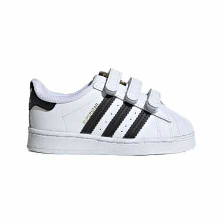 Chaussures de Sport pour Bébés Adidas Superstar Blanc