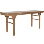 Beistelltisch Home ESPRIT Dunkelbraun Teakholz 195 x 50 x 82 cm