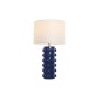 Lampe de bureau Home ESPRIT Bleu Blanc Grès 50 W 220 V 40 x 40 x 74 cm