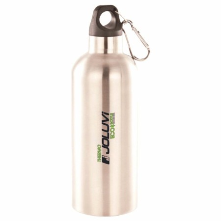 Water bottle Joluvi Ecothermo 600 ml Grey Stainless steel