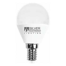 Sfärisk LED-lampa Silver Electronics E14 7W Varmt ljus