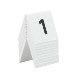 Sign Securit Tablecloth Numbers 1-10 10 Pieces
