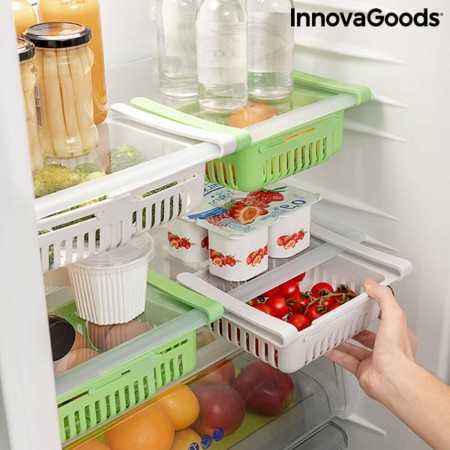 Rangement Réglable pour Réfrigérateur Friwer InnovaGoods V0103197 (Reconditionné A)