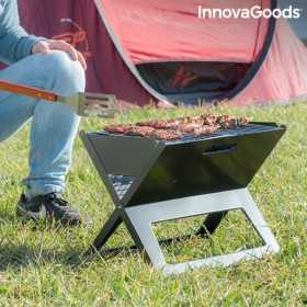 Folding Portable Barbecue for use with Charcoal InnovaGoods 8435527817916 Steel Multicolour (Refurbished B)