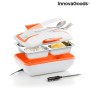 Elektrische Lunchbox für Autos InnovaGoods IG815950 rechteckig Edelstahl (Restauriert A+)