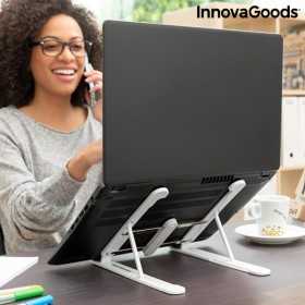 Zusammenklappbarer und verstellbarer Laptop-Ständer Flappot InnovaGoods V0103270 Polycarbonat (Restauriert A)