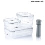 Set med 3 behållare för vakuumförvaring med manuell pump Vacse InnovaGoods V0103424 (Renoverade A)