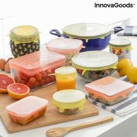 Set of 10 Reusable and Adjustable Kitchen Lids Lilyd InnovaGoods Silicone Multicolour (10 Pieces) (Refurbished A)