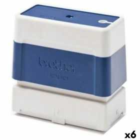 Stamps Brother 22 x 60 mm Blue (6 Units)