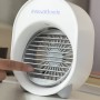 Mini Ultrasound Air Cooler-Humidifier with LED Koolizer InnovaGoods humidificador mini 200 ml White ABS (USB Cable) (Refurbished