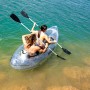Kayak Gonflable Transparent avec Accessoires Paros InnovaGoods 312 cm 2 places (Reconditionné B)