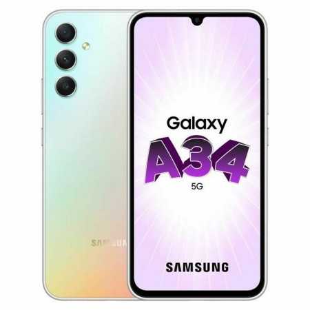 Smartphone Samsung A34 5G 128 GB Silver 6 GB RAM 128 GB